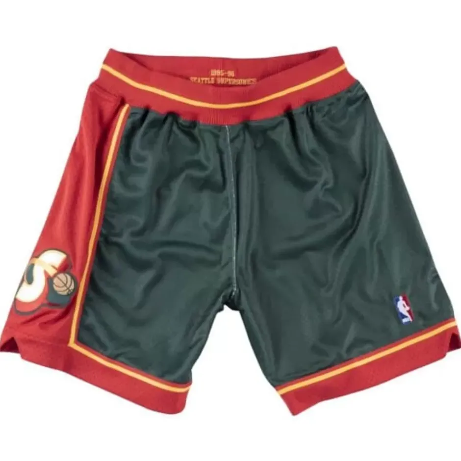 Mitchell & Ness Nba Authentic-1995-96 Authentic Shorts Seattle Supersonics