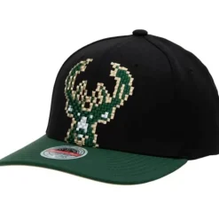 Mitchell & Ness Snapback-8 Bit Xl Classic Red Milwaukee Bucks