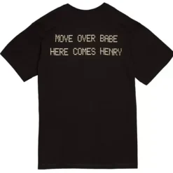 Men Mitchell & Ness T-Shirts & Tops-715 Tee Atlanta Braves Hank Aaron