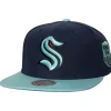 Mitchell & Ness Snapback-2 Tone Side Patch Snapback Seattle Kraken