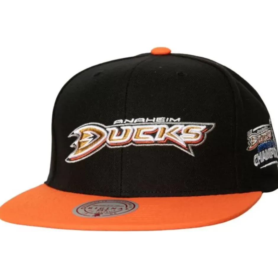 Mitchell & Ness Snapback-2 Tone Side Patch Snapback Anaheim Ducks