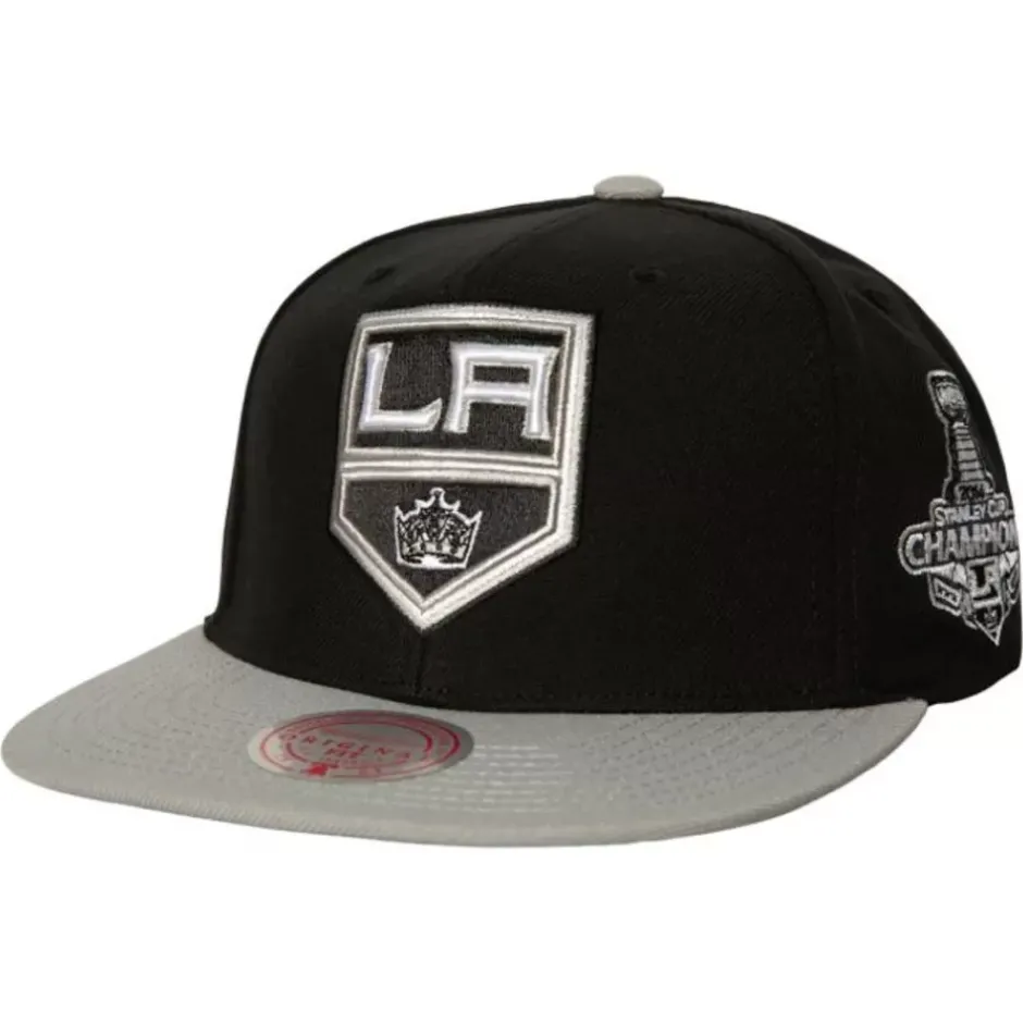 Mitchell & Ness Snapback-2 Tone Side Patch Snapback Los Angeles Kings