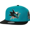 Mitchell & Ness Snapback-2 Tone Side Patch Snapback San Jose Sharks