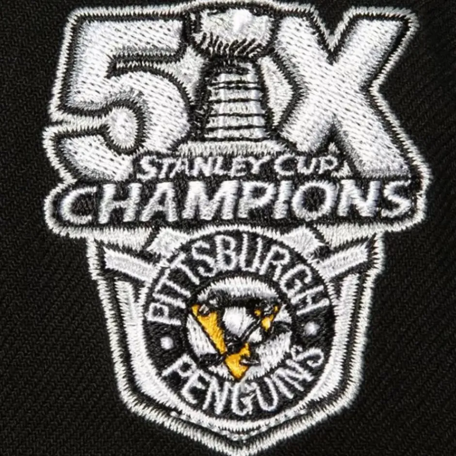Mitchell & Ness Snapback-2 Tone Side Patch Snapback Pittsburgh Penguins