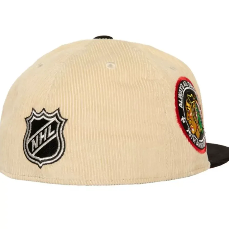 Mitchell & Ness Fitted-2 Tone Team Cord Fitted Chicago Blackhawks