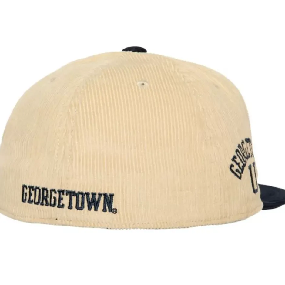 Mitchell & Ness Fitted-2 Tone Team Cord Fitted Georgetown University