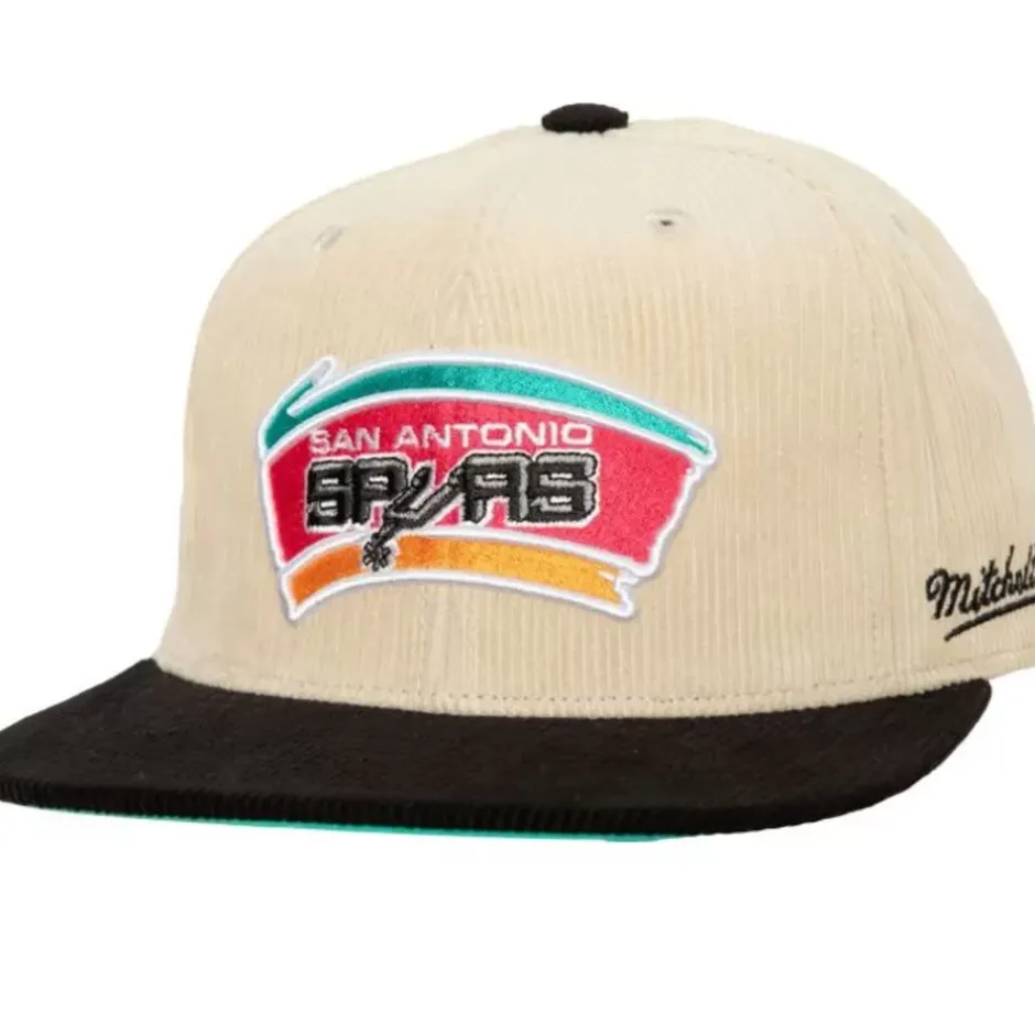Mitchell & Ness Fitted-2 Tone Team Cord Fitted Hwc San Antonio Spurs