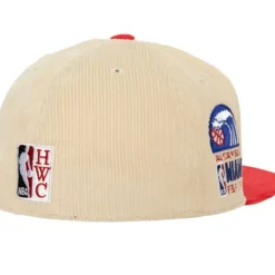 Mitchell & Ness Fitted-2 Tone Team Cord Fitted Hwc Miami Heat