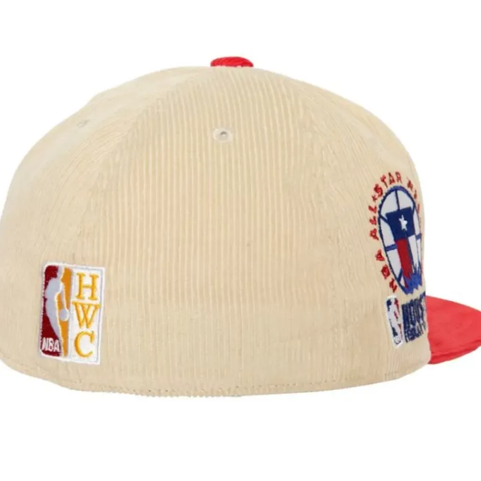 Mitchell & Ness Fitted-2 Tone Team Cord Fitted Hwc Houston Rockets