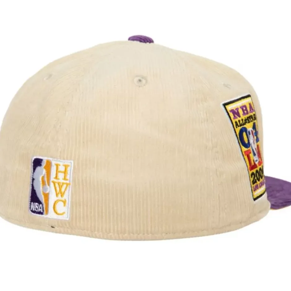 Mitchell & Ness Fitted-2 Tone Team Cord Fitted Hwc Los Angeles Lakers