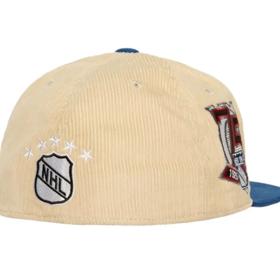 Mitchell & Ness Fitted-2 Tone Team Cord Fitted Vntg New York Rangers