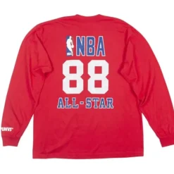 Men Mitchell & Ness T-Shirts & Tops-Aape Longsleeve Tee All-Star