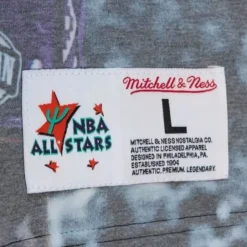 Men Mitchell & Ness T-Shirts & Tops-Above The Rim Sublimated S/S Tee Detroit Pistons 1995