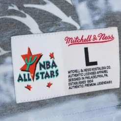 Men Mitchell & Ness T-Shirts & Tops-Above The Rim Sublimated S/S Tee Seattle Supersonics