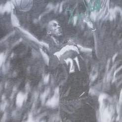 Men Mitchell & Ness T-Shirts & Tops-Above The Rim Sublimated Ss Tee Minnesota Timberwolves Kevin Garnett