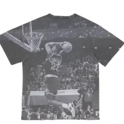 Men Mitchell & Ness T-Shirts & Tops-Above The Rim Sublimated Ss Tee Phoenix Suns Cedric Ceballos