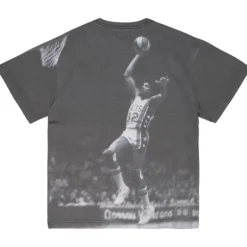 Men Mitchell & Ness T-Shirts & Tops-Above The Rim Sublimated Ss Tee New York Nets Julius Erving