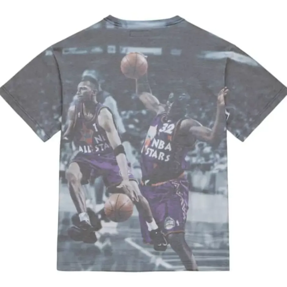 Men Mitchell & Ness T-Shirts & Tops-Above The Rim Sublimated S/S Tee Orlando Magic