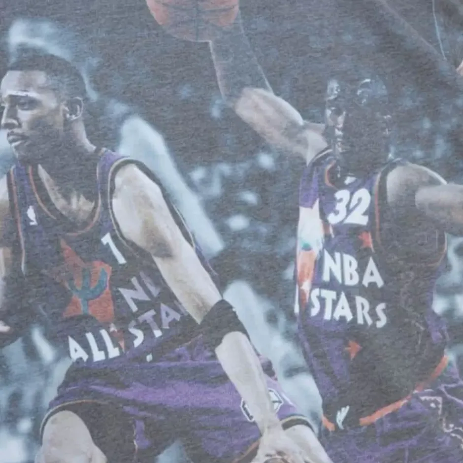 Men Mitchell & Ness T-Shirts & Tops-Above The Rim Sublimated S/S Tee Orlando Magic