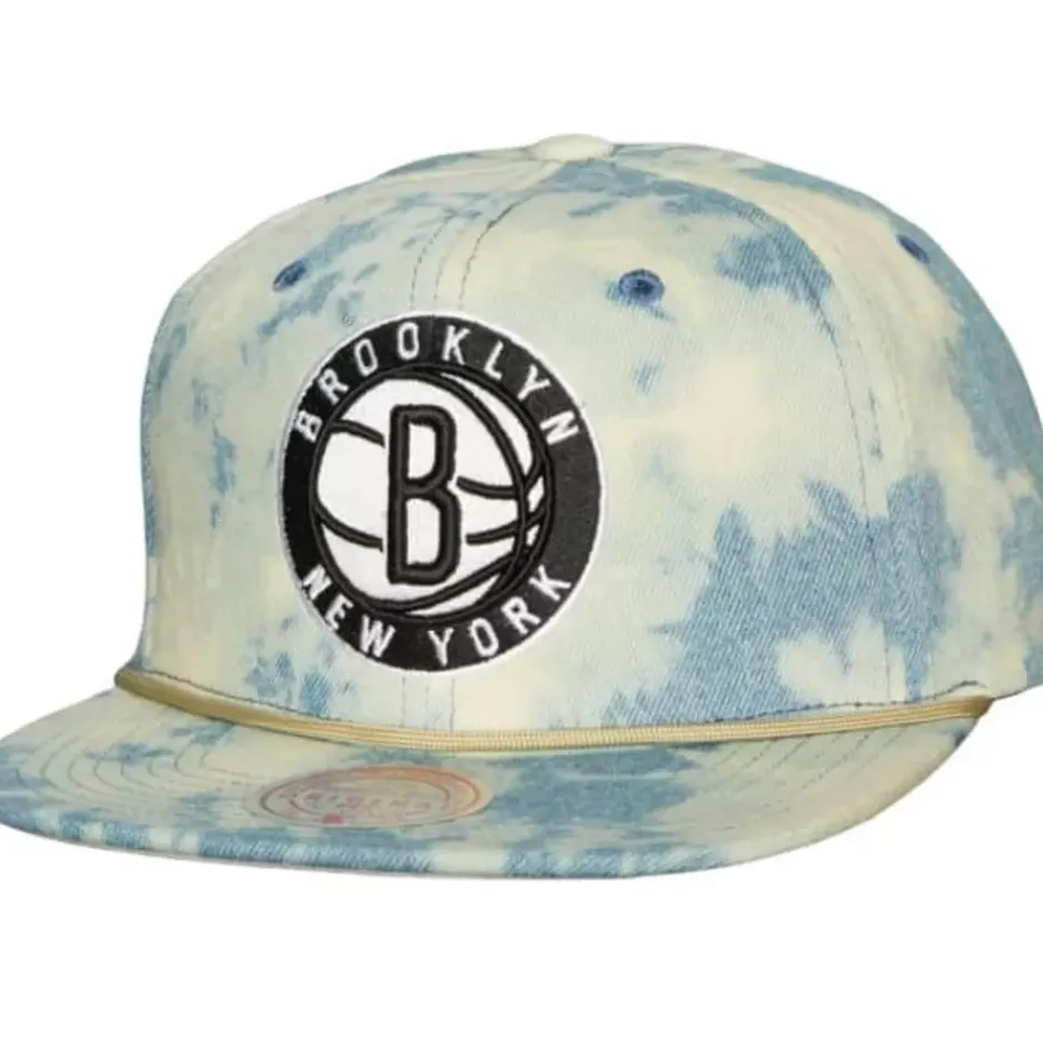 Mitchell & Ness Snapback-Acid Wash Snapback Brooklyn Nets