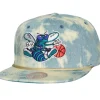 Mitchell & Ness Snapback-Acid Wash Snapback Hwc Charlotte Hornets