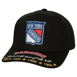 Mitchell & Ness Snapback-Against The Best Pro Snapback Vntg New York Rangers