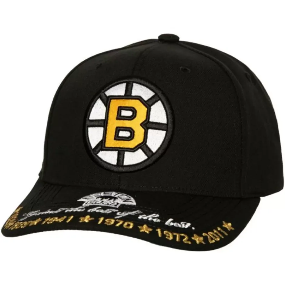 Mitchell & Ness Snapback-Against The Best Pro Snapback Vntg Boston Bruins