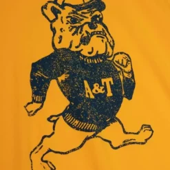 Men Mitchell & Ness T-Shirts & Tops-Aggie Tee North Carolina A&T University