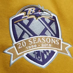 Men Mitchell & Ness Hoodies & Sweatshirts-All Over Crew 3.0 Baltimore Ravens