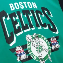 Men Mitchell & Ness Hoodies & Sweatshirts-All Over Crew 3.0 Boston Celtics
