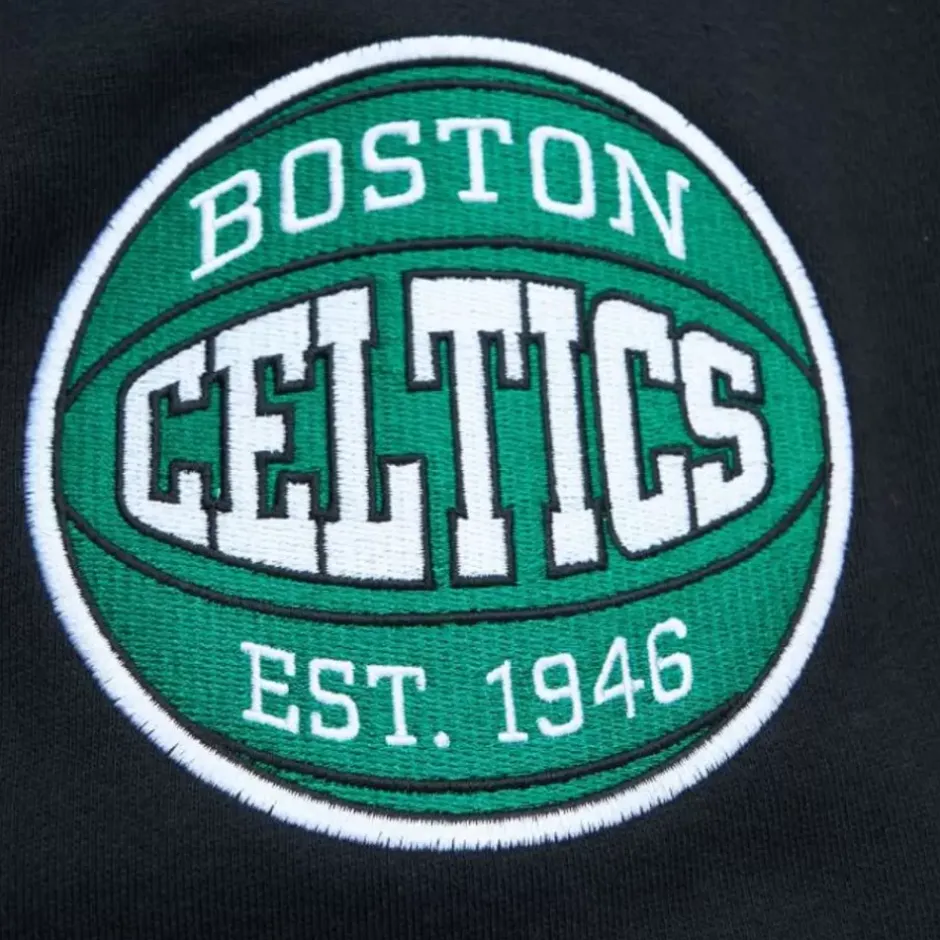 Men Mitchell & Ness Hoodies & Sweatshirts-All Over Crew 3.0 Boston Celtics