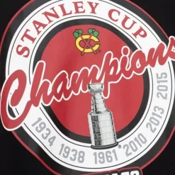 Men Mitchell & Ness Hoodies & Sweatshirts-All Over Crew 2.0 Chicago Blackhawks