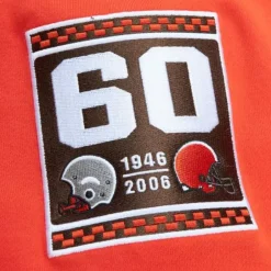 Men Mitchell & Ness Hoodies & Sweatshirts-All Over Crew 3.0 Cleveland Browns