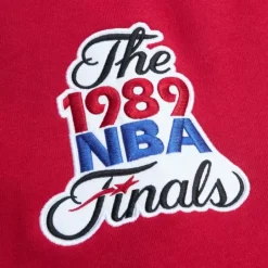 Men Mitchell & Ness Hoodies & Sweatshirts-All Over Crew 3.0 Detroit Pistons