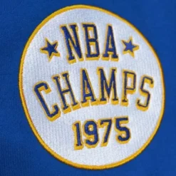 Men Mitchell & Ness T-Shirts & Tops-All Over Crew 2.0 Golden State Warriors
