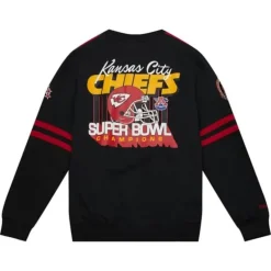 Men Mitchell & Ness T-Shirts & Tops-All Over Crew 2.0 Kansas City Chiefs