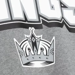 Men Mitchell & Ness Hoodies & Sweatshirts-All Over Crew 2.0 Los Angeles Kings