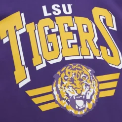 Men Mitchell & Ness Hoodies & Sweatshirts-All Over Crew 3.0 Louisiana State University