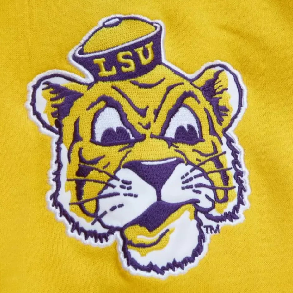 Men Mitchell & Ness Hoodies & Sweatshirts-All Over Crew 3.0 Louisiana State University
