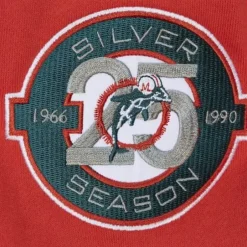 Men Mitchell & Ness T-Shirts & Tops-All Over Crew 2.0 Miami Dolphins