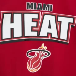 Men Mitchell & Ness T-Shirts & Tops-All Over Crew 2.0 Miami Heat