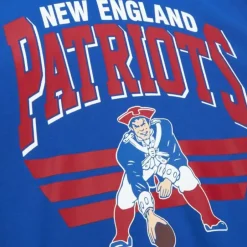 Men Mitchell & Ness Hoodies & Sweatshirts-All Over Crew 3.0 New England Patriots