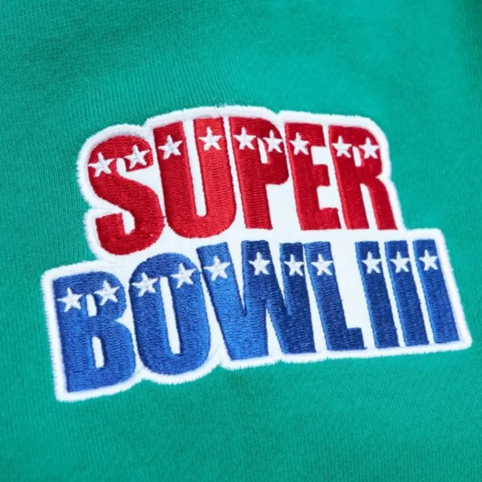 Men Mitchell & Ness Hoodies & Sweatshirts-All Over Crew 3.0 New York Jets