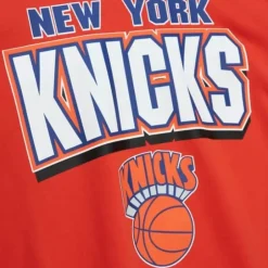 Men Mitchell & Ness T-Shirts & Tops-All Over Crew 2.0 New York Knicks