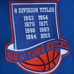 Men Mitchell & Ness T-Shirts & Tops-All Over Crew 2.0 New York Knicks