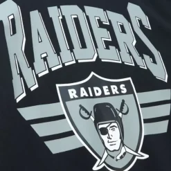 Men Mitchell & Ness Hoodies & Sweatshirts-All Over Crew 3.0 Oakland Raiders