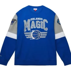 Men Mitchell & Ness Hoodies & Sweatshirts-All Over Crew 3.0 Orlando Magic