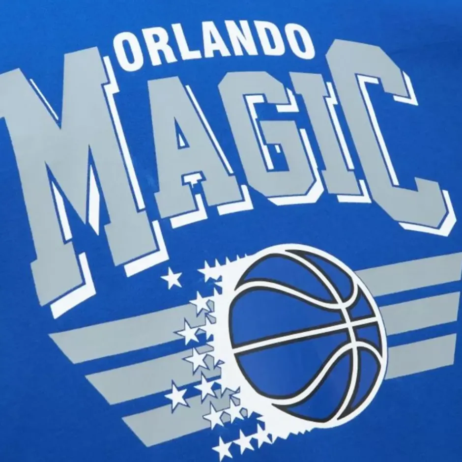 Men Mitchell & Ness Hoodies & Sweatshirts-All Over Crew 3.0 Orlando Magic