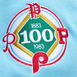 Men Mitchell & Ness Hoodies & Sweatshirts-All Over Crew 3.0 Philadelphia Phillies