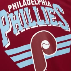 Men Mitchell & Ness Hoodies & Sweatshirts-All Over Crew 3.0 Philadelphia Phillies
